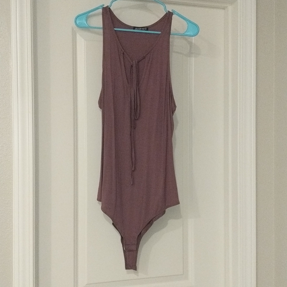 Fashion nova mauve bodysuit